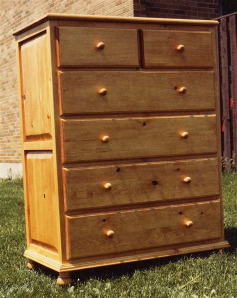 6 Drawer Tall Dresser PDF Woodworking