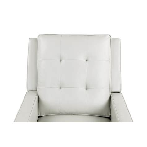 Lane Furniture Churchill Oyster Faux Leather Upholstered Tufted