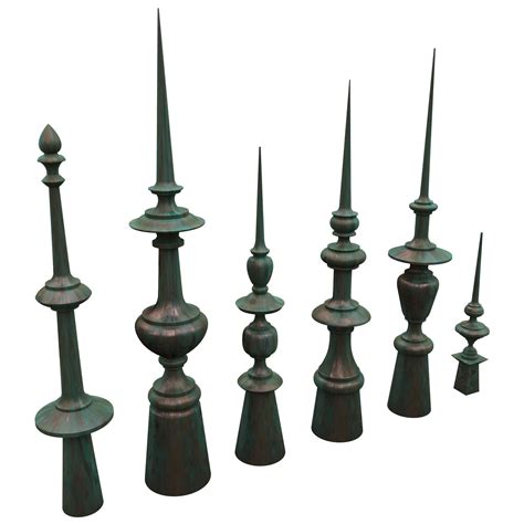 Architectural Metal Finials 0098 07-12 3D model | CGTrader
