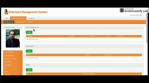 Employee Management System Advance PHP And MySQL Project Source Code