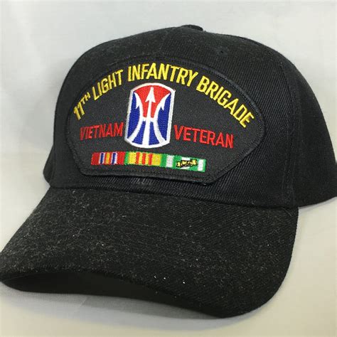 11th Light Infantry Brigade Vietnam Veteran Cap Hi Army Museum