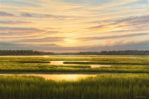 Summer Marsh Landscape Paintings Landscape Artist Florida Art