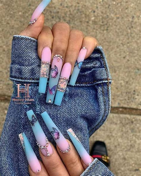 Cute Spring Long Coffin Nails Ideas Of 2020 Stylish Belles Manicura