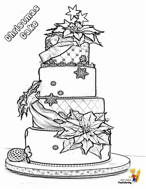 Christmas cookie coloring pages illustrations & vectors. Cool Coloring Pages to Print Christmas Children | Cakes ...