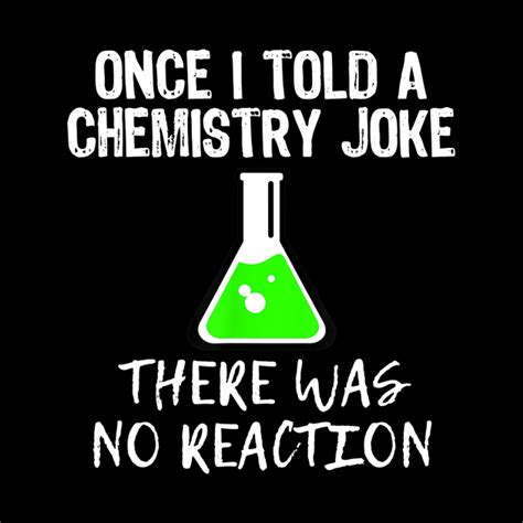 Once I Told A Chemistry Joke Funny Teacher T Teacher Pin Teepublic