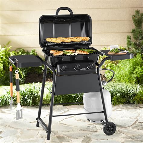 Some of the best outdoor grills today have so many different features and options this broil king is another version of the outdoor natural gas bbq which includes a 40,000 btu main burner output. Expert Grill 3 Burner Gas Grill - Walmart.com - Walmart.com