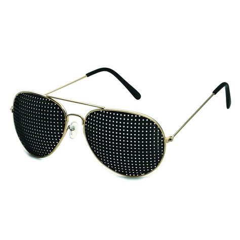 Metal Pinhole Glasses 420 Pgp Quadratic Pattern