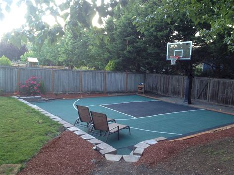 Do It Yourself Backyard Basketball Court Designs 27 Outdoor Home