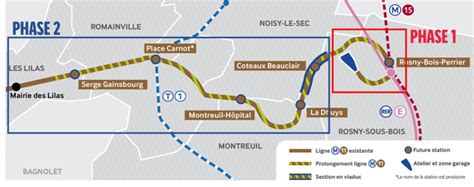 Prolongement De La Ligne 11 Du Métro Parisien La Première Phase S