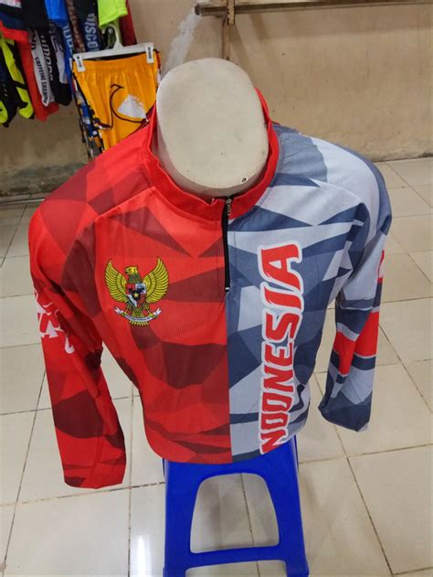 Kaos polos, shirt template blank vector graphic pixabay. Jual BAJU KAOS JERSEY SEPEDA INDONESIA LENGAN PANJANG ...