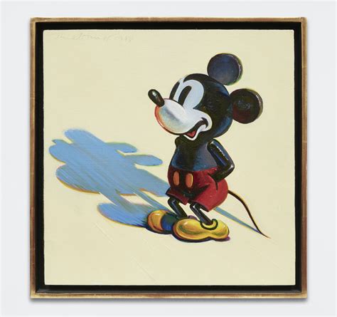 Wayne Thiebaud Mickey Mouse 1988 Artsy