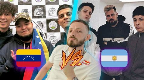 El primer freestyler confirmado fue rapder, campeón de fms méxico 2020/2021.junto al ganador de la red bull internacional estarán lobo estepario y karey. DTOKE REACCIONA A ARGENTINA VS VENEZUELA | GOD LEVEL 3VS3 ...