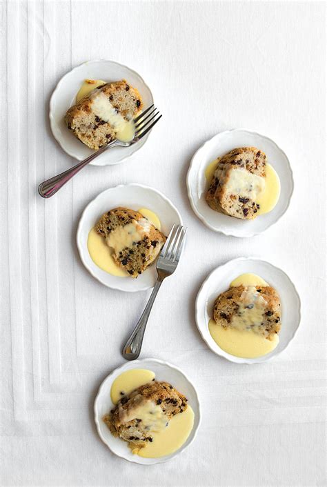 Spotted Dick Currant Steamed Pudding With Custard Sauce Saveur
