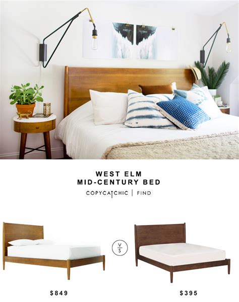 Gift wrapping and personalization may take additional time. West Elm Mid-Century Bed vs. Living Spaces Alton Platform Bed | copycatchic