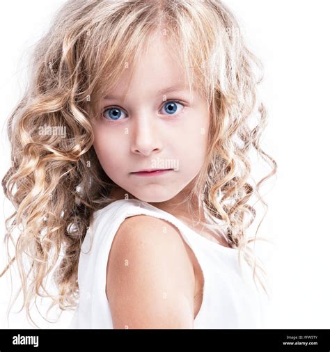 Portrait Of A Very Beautiful Little Girl Stock Photo Alamy