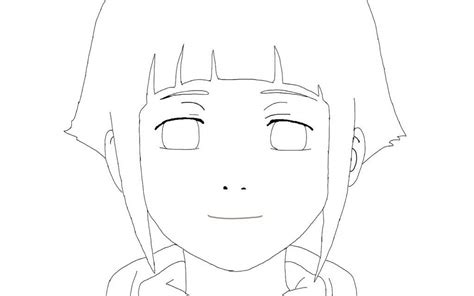 Easy Anime Hinata Drawings