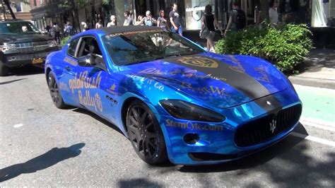 Chrome Blue Maserati Gran Turismo Youtube