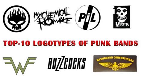 The Most Popular Punk Bands Logos And Brands