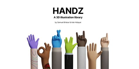 Handz 3d Illustration Figma