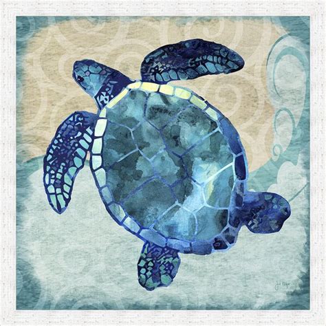 Modern home decor on canvas wall art print painting art animals sea turtle oil painting picture for living room bedroom decor gift dh030. Ashton Wall Décor LLC 'Coastal Sea Turtle' Framed Graphic ...