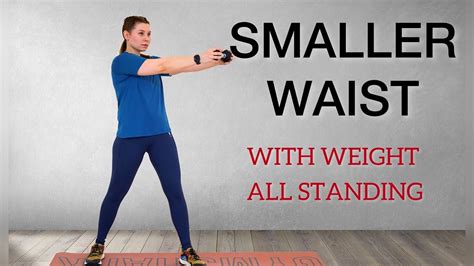 15 Min Standing Abs And Waist Workoutwith Weights And Withouteliminar