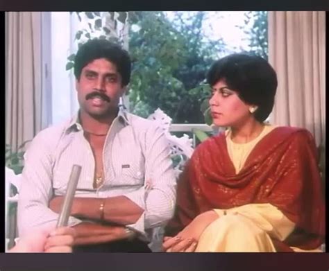 Kapil Dev An Old Advertisement Featuring Cricket Great Kapildev And His Wife Romi Bhatia