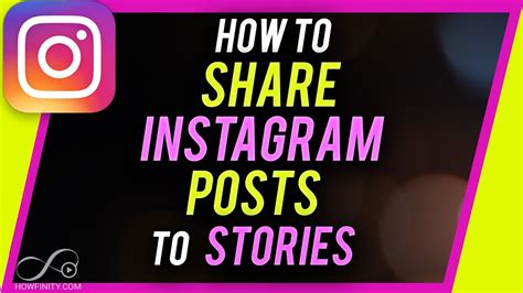 How To Share Instagram Posts To Story Youtube