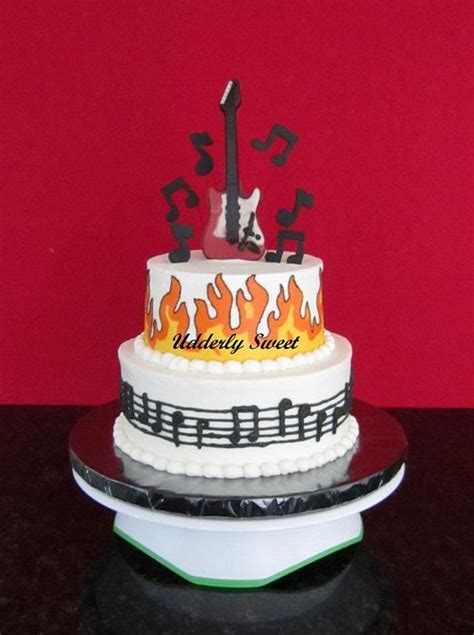 Musical Birthday Cake Decorated Cake By Michelle Cakesdecor