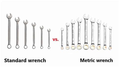 Metric Vs Standard Imperial Or Sae Wrenches Sockets Bolt Size Chart