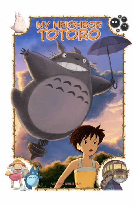My Neighbor Totoro By Glen Ostrander Totoro Poster Ostrander Cinema