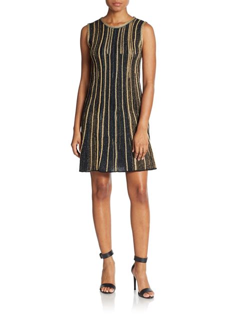 Polish your personal project or design with these vertical line transparent png images, make it even more personalized and more attractive. Lyst - M Missoni Lurex Vertical Stripe A-line Dress in Blue