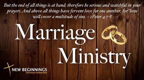 Marriage Ministry New Beginnings Christian Fellowship