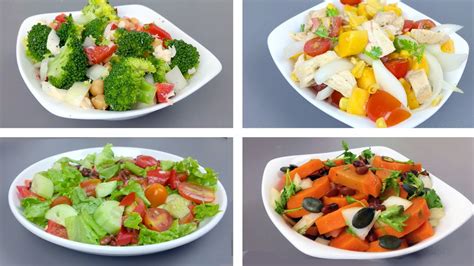 【top 8】healthy salad recipes for weight loss simple salads youtube