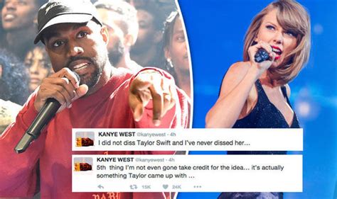 Kanye West Defends Calling Taylor Swift A B In Twitter Tirade She Came Up With It