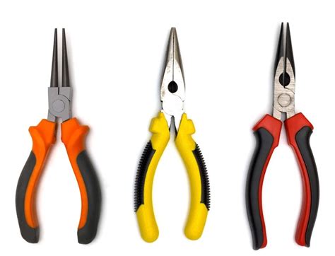 All Types Of Pliers Flat Nose Pliersround Nose Pliers