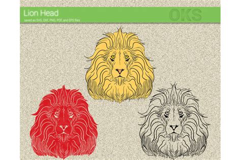 lion head svg, svg files, vector, clipart, cricut ...