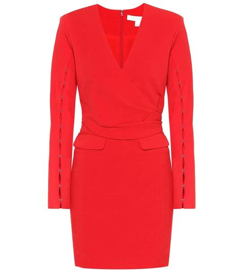 Jonathan Simkhai Cutout-Sleeve Dress In Red | ModeSens