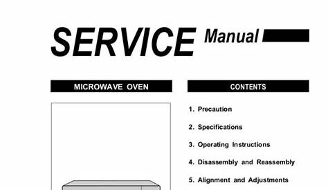 Step Right Up Appliance Service Manuals