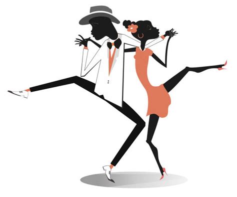 African American Dancing Illustrations Royalty Free Vector Graphics
