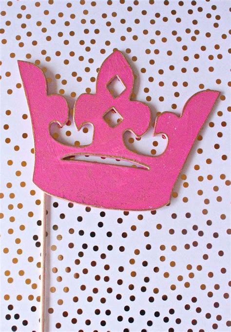 Pink Crown Photo Booth Prop Wedding Photo Booth Sign Photo Graduation