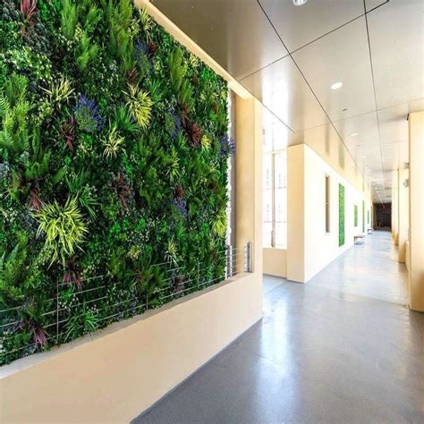 Luxury Country Fern Artificial Vertical Garden Green Wall 100cm X 10