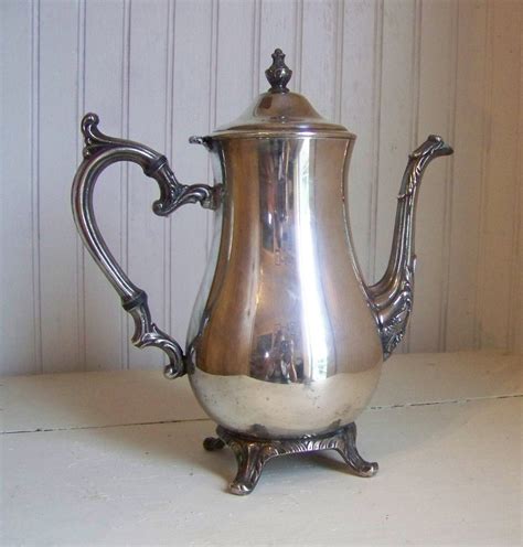 Wm Rogers Silverplate Coffee Tea Pot