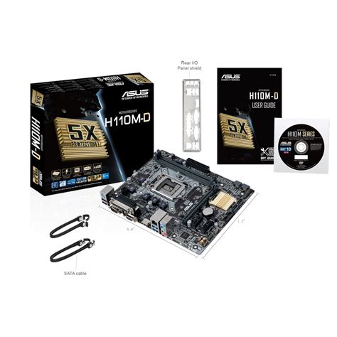 Intel ® small business advantage & basics (intel ® sba & sbb) (note) support intel h170/b150/h110 series motherboards.(support may vary by model). Mainboard ASUS H110M-D