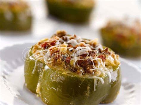 Bell peppers are some of the most versatile vegetables available, no matter where you go in the world. Cornbread Stuffed Bell Pepper Rings - National Cornbread ...