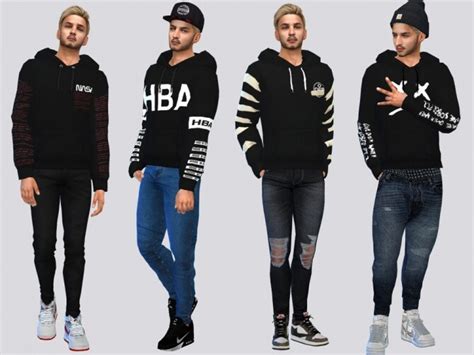 Black Hoodies Co By Mclaynesims At Tsr Sims 4 Updates
