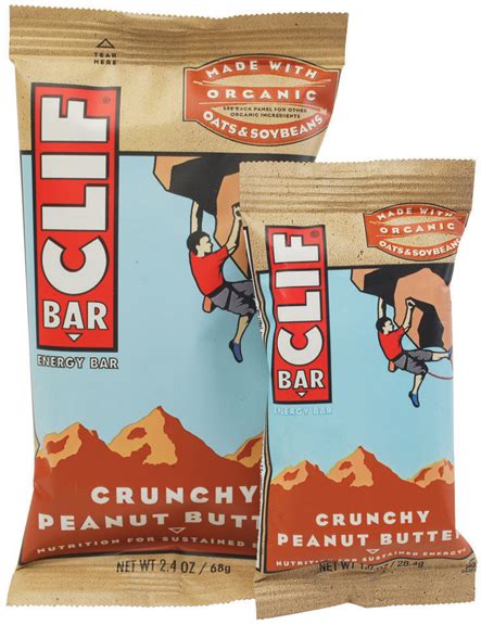 Clif Original Bar Crunchy Peanut Butter 68g 12count Bikepartscom