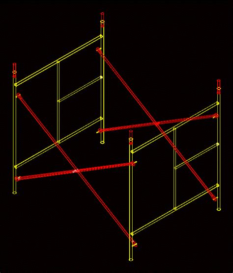 3d Body Scaffold In Autocad Download Cad Free 114 Mb Bibliocad