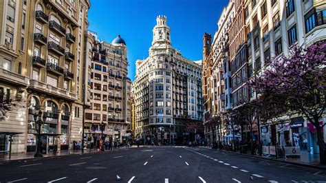 Valencia Plaza Del Ayuntamiento Rspain