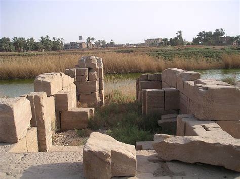 View Of The Back Chapel Of Mut Temple Karnak Wikimedia Commons