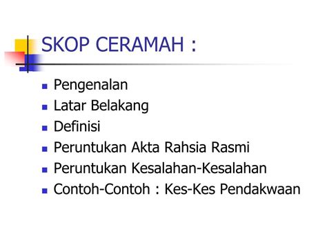 Seminar perbandingan akta rahsia rasmi akta 88 dan. PPT - AKTA RAHSIA RASMI 1972 (AKTA 88) PowerPoint ...